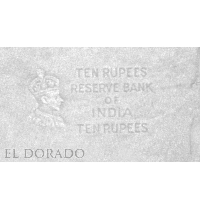 India 10 Rupias Billete de banco de naufragio del SS Breda