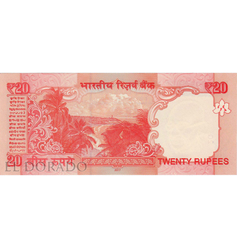 India 20 Rupias 2017 Pick 103g