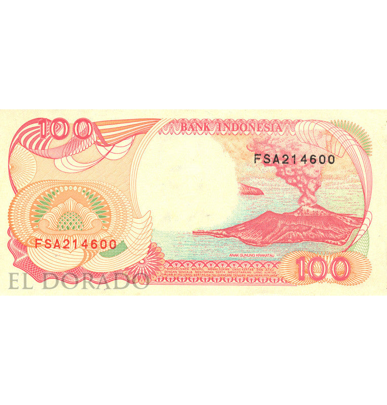 Indonesia 100 Rupees 2000 Pick 127h