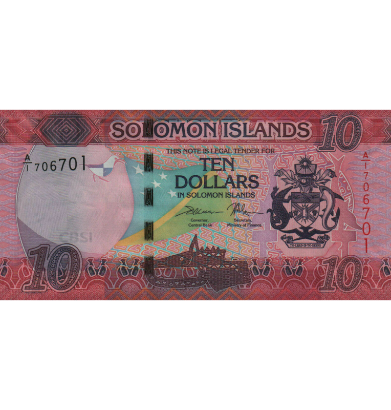 Solomon Islands 10 Dollars 2017 ND Pick 33