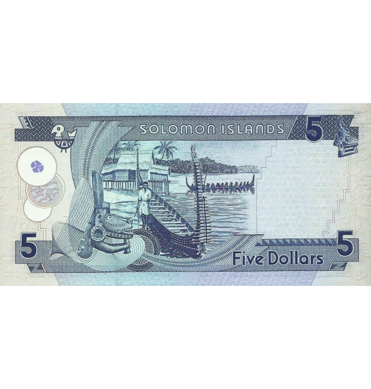 Islas Salomón 5 Dólares 1997 ND Pick 19