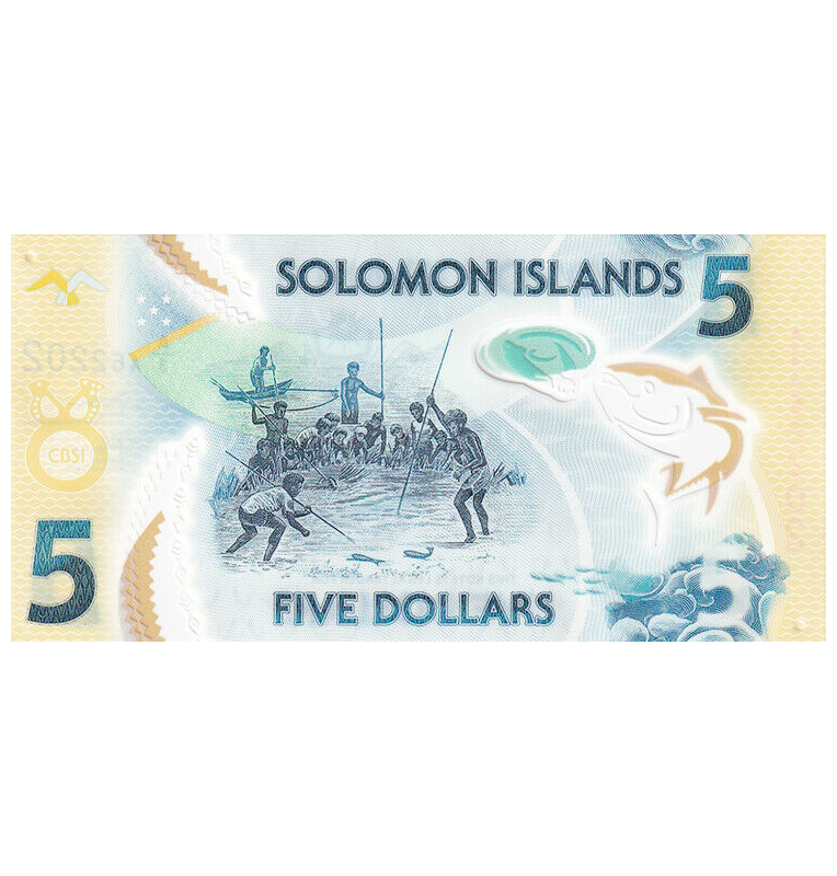 Solomon Islands 5 Dollars 2019 ND Pick 38