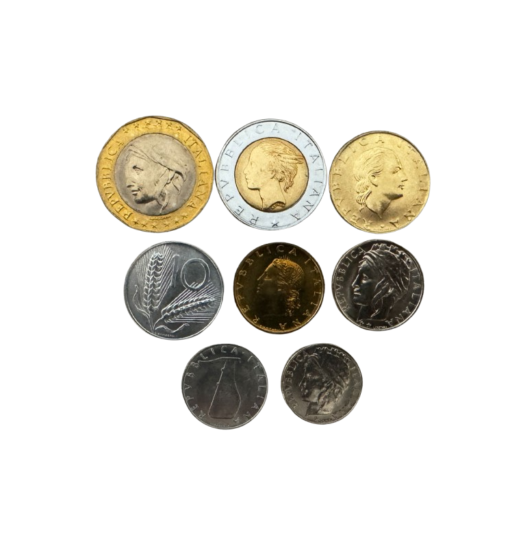 Italia Set de 8 monedas