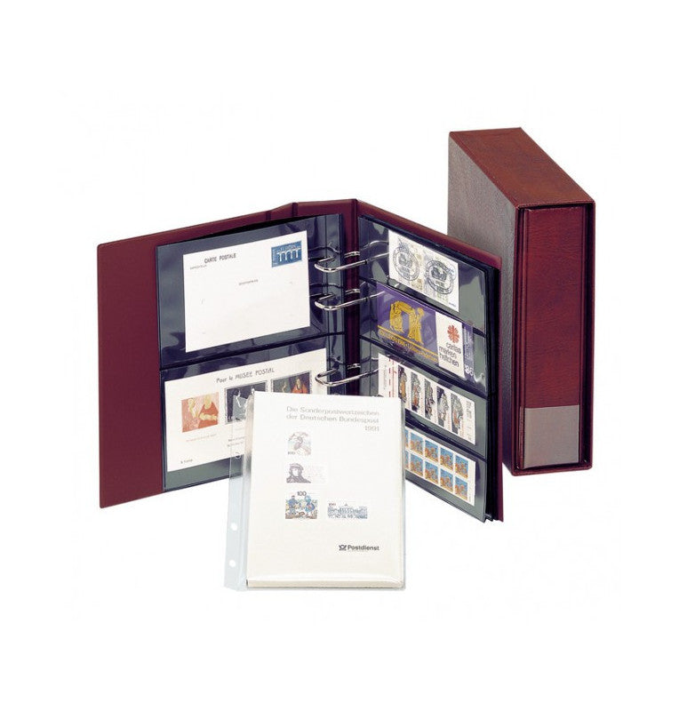 Multi-collect set: lid 1300 and case 1301, wine red