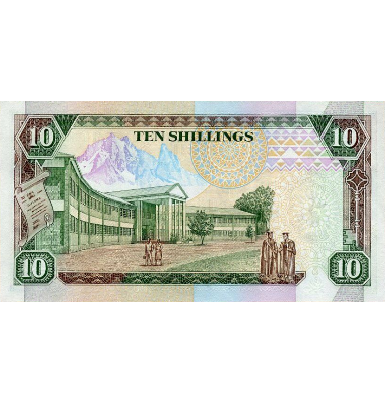 Kenya 10 Shillings 1993 Pick 24e