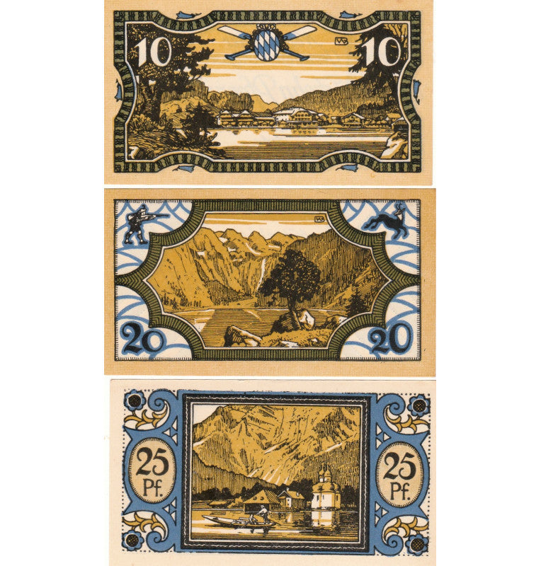 Königssee Set 3 Notgelds