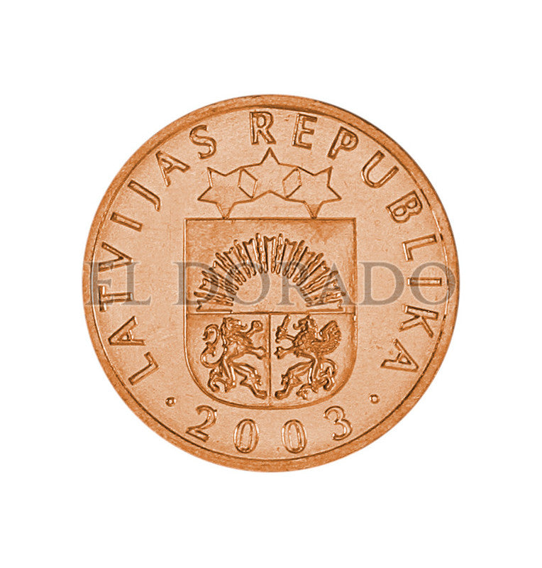 Latvia 1 Santims 2003 KM 15