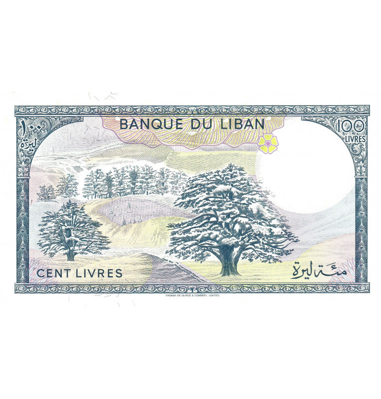 Lebanon 100 Pounds 1988 Pick 66d