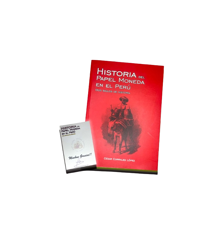 Book about the history of paper money in Peru