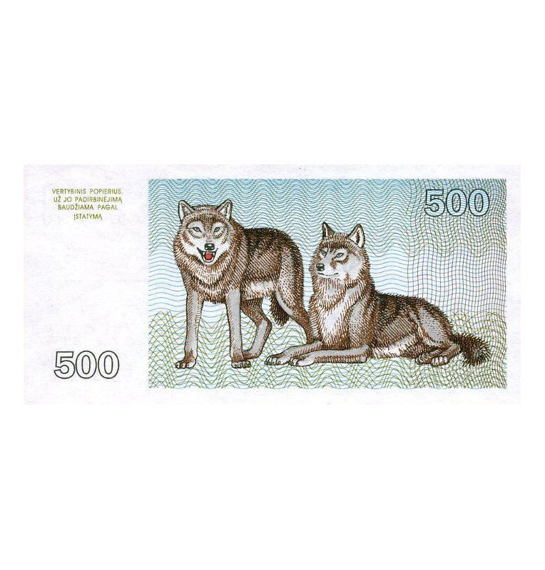 Lithuania 500 Talonas 1993 Pick 46
