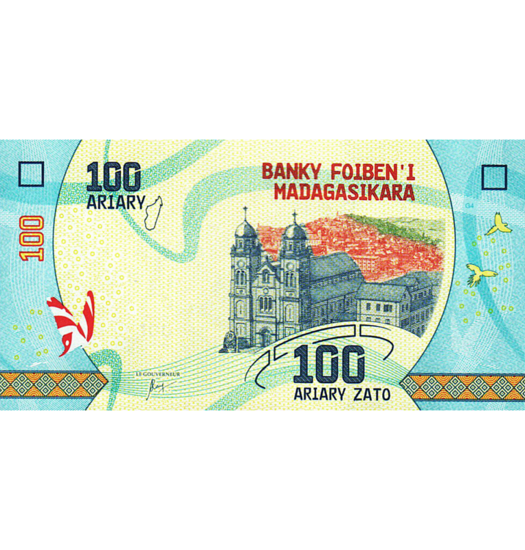 Madagascar 100 Ariary 2007 Pick New