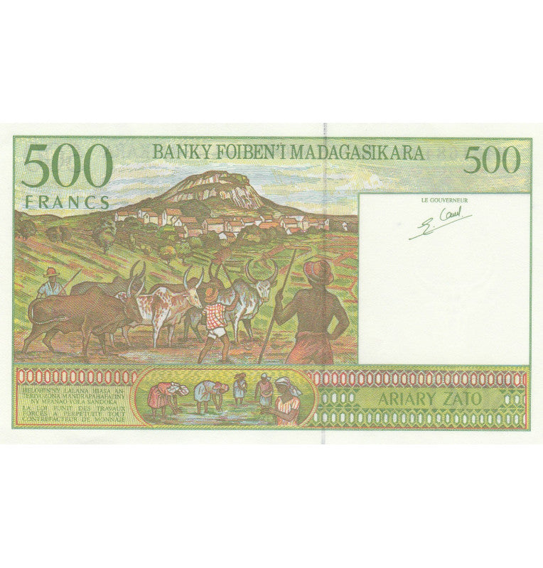 Madagascar 500 Francos 1994 ND Pick 75b