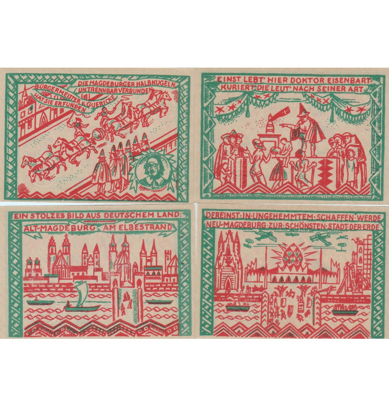 Magdeburg Set 4 Notgelds