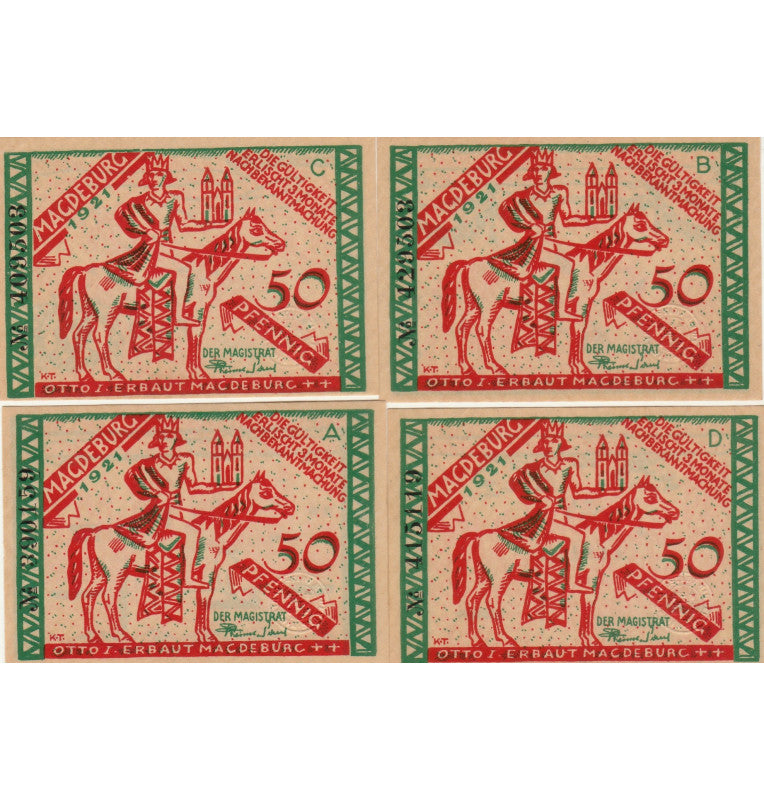 Magdeburg Set 4 Notgelds