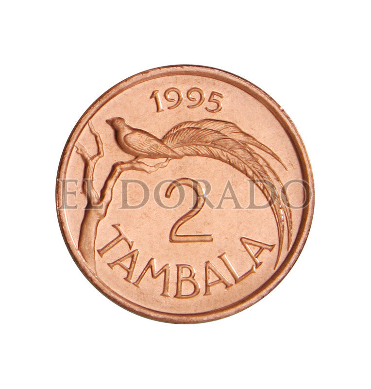 Malawi 2 Tambala 1995 KM 34, 34a