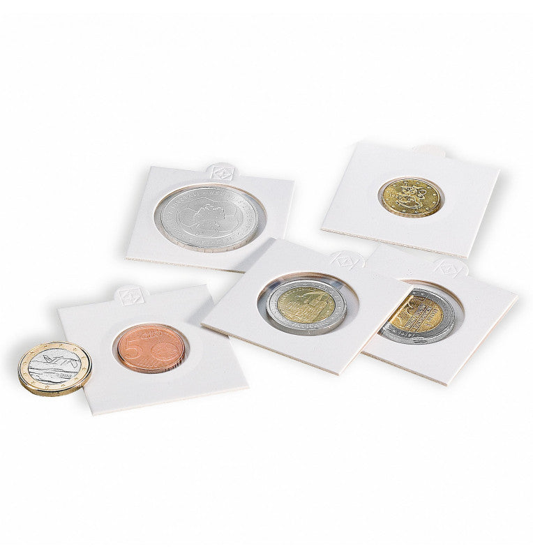 Marquitos Hartberger® para monedas, para grapar x unidad medidas externas: 67 x 67 mm