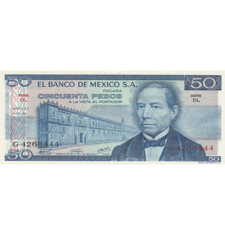 México 50 Pesos 1976 Pick 65b