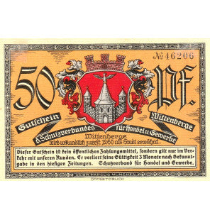 Mitterberg Set 6 Notgelds