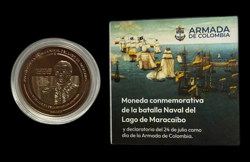 Moneda conmemorativa de la Batalla Naval del Lago de Maracaibo