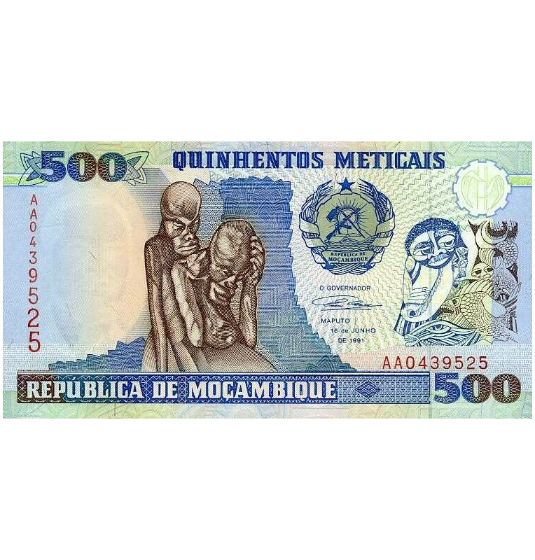 Mozambique 500 Meticais 1991 Pick 134