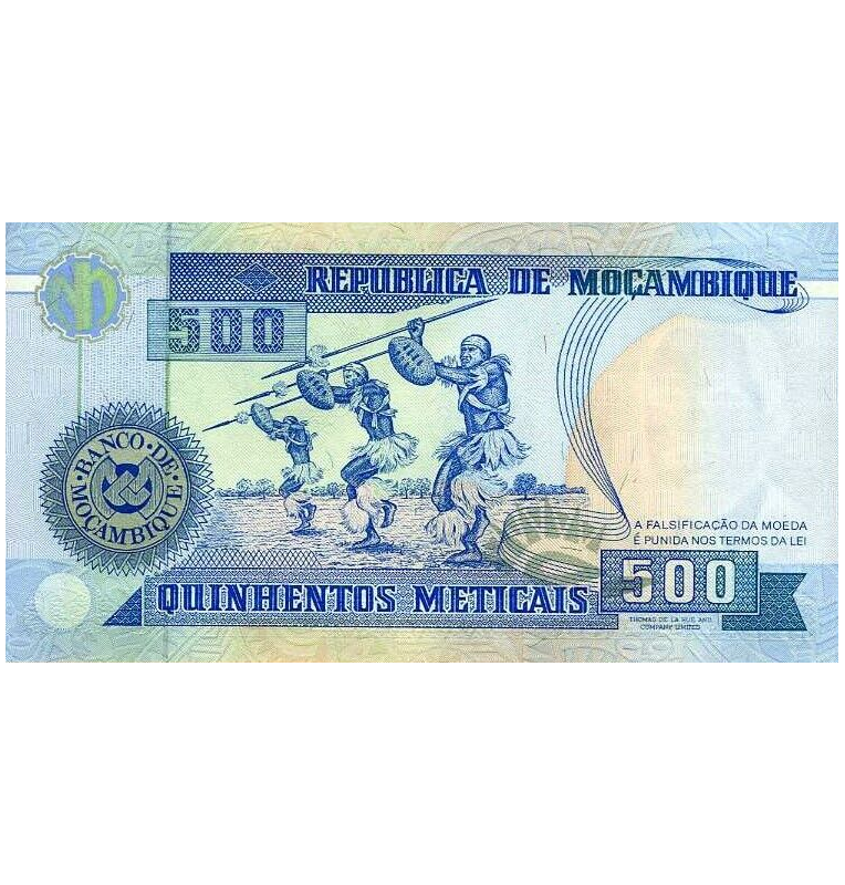 Mozambique 500 Meticais 1991 Pick 134
