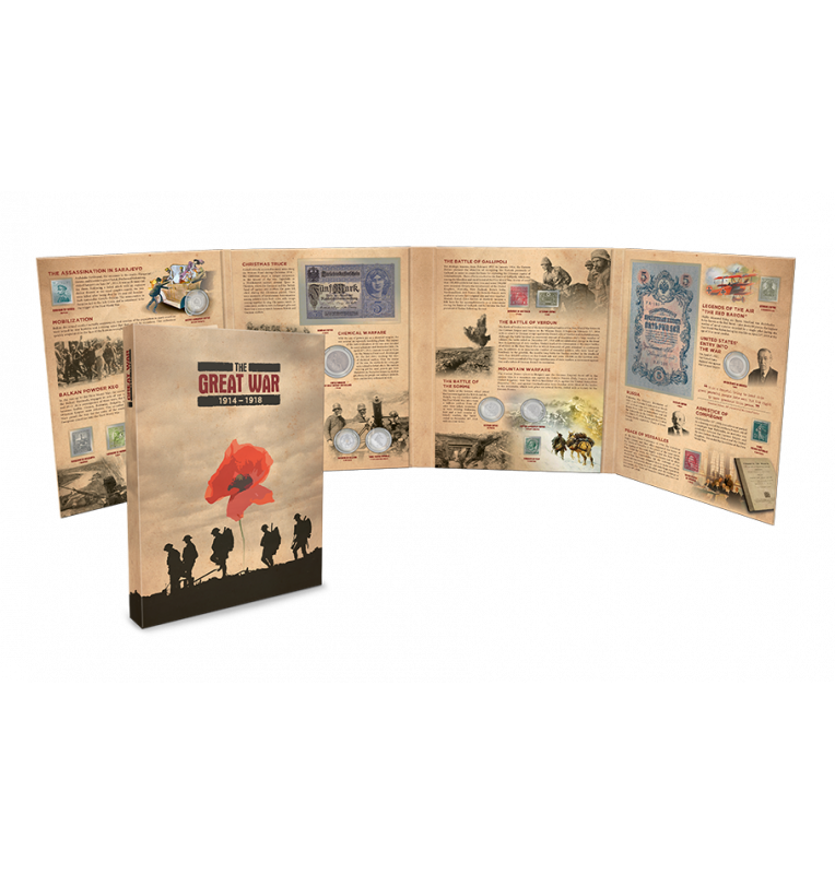 Mundo, primera guerra mundial Año 1914-1918  KM diff.