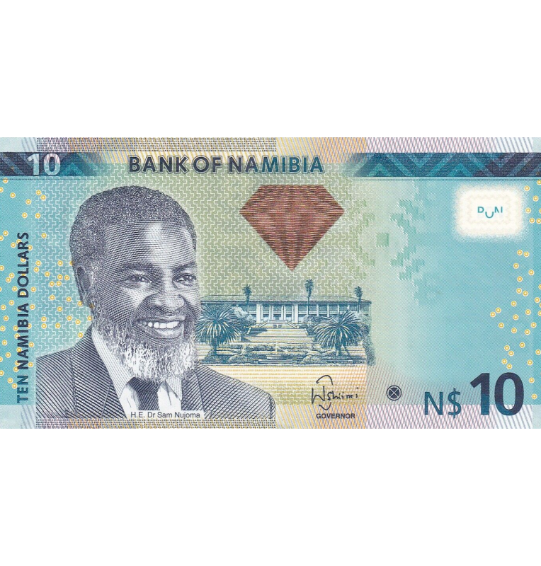 Namibia 10 Dollars 2012 Pick 11a