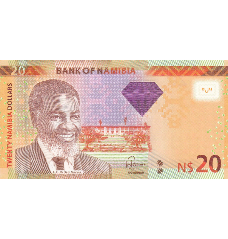 Namibia 20 Dollars 2013 Pick 12b