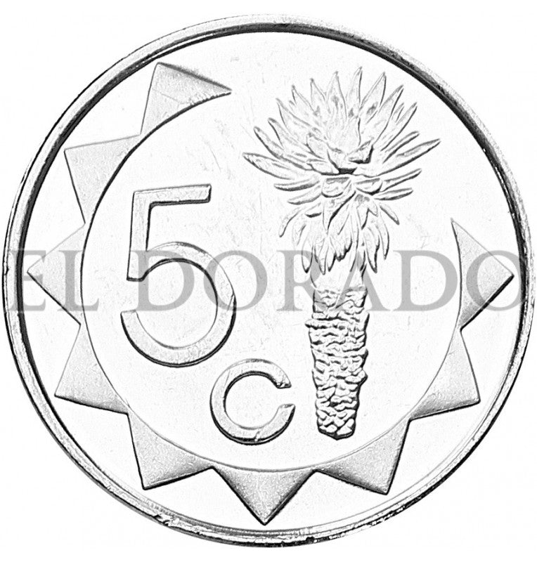 Namibia 5 Cents 2002 KM 1