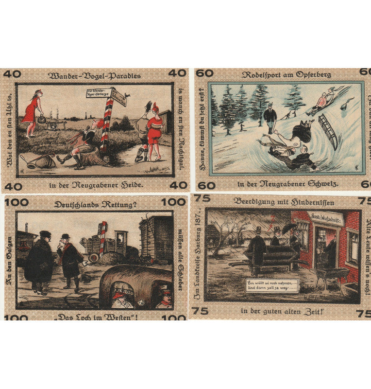 Neugraben Set 4 Notgelds