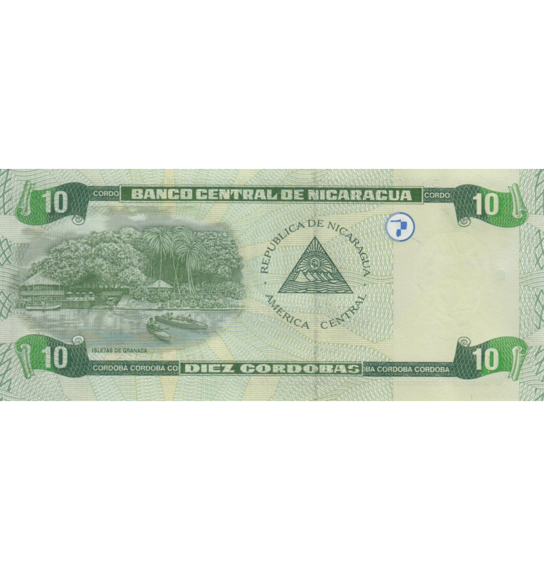 Nicaragua 10 Córdobas 2002 Pick 191