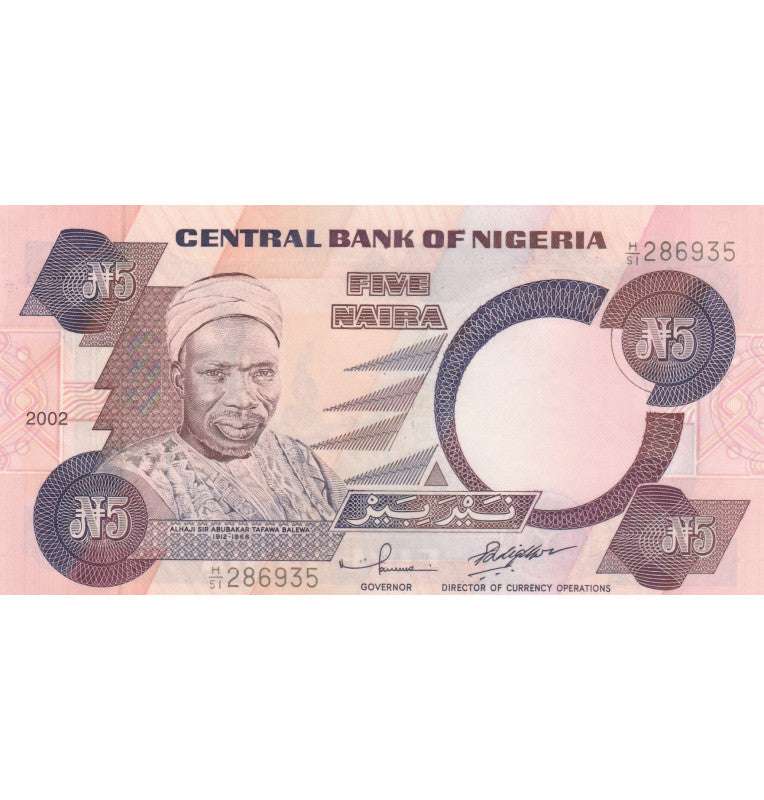 Nigeria 5 Naira 2002 Pick 24g
