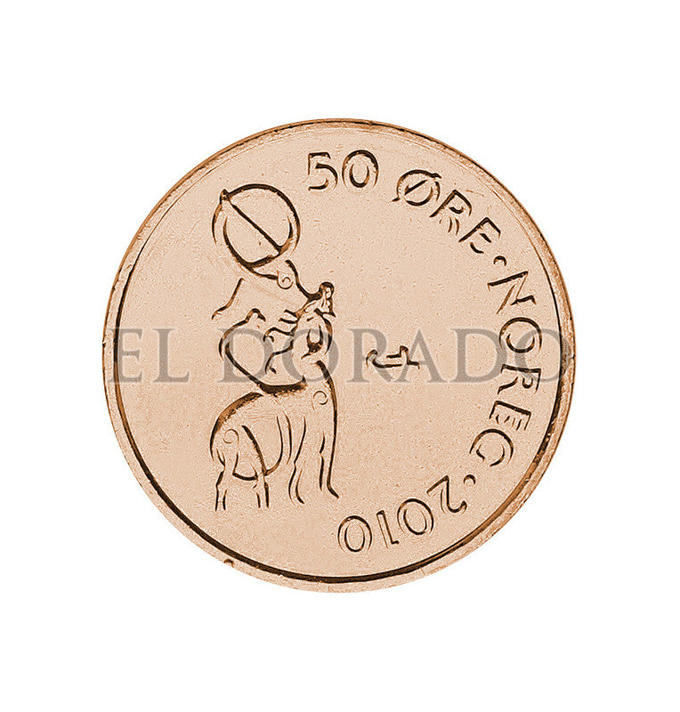 Norway 50 Öre 1998-2010 KM 460