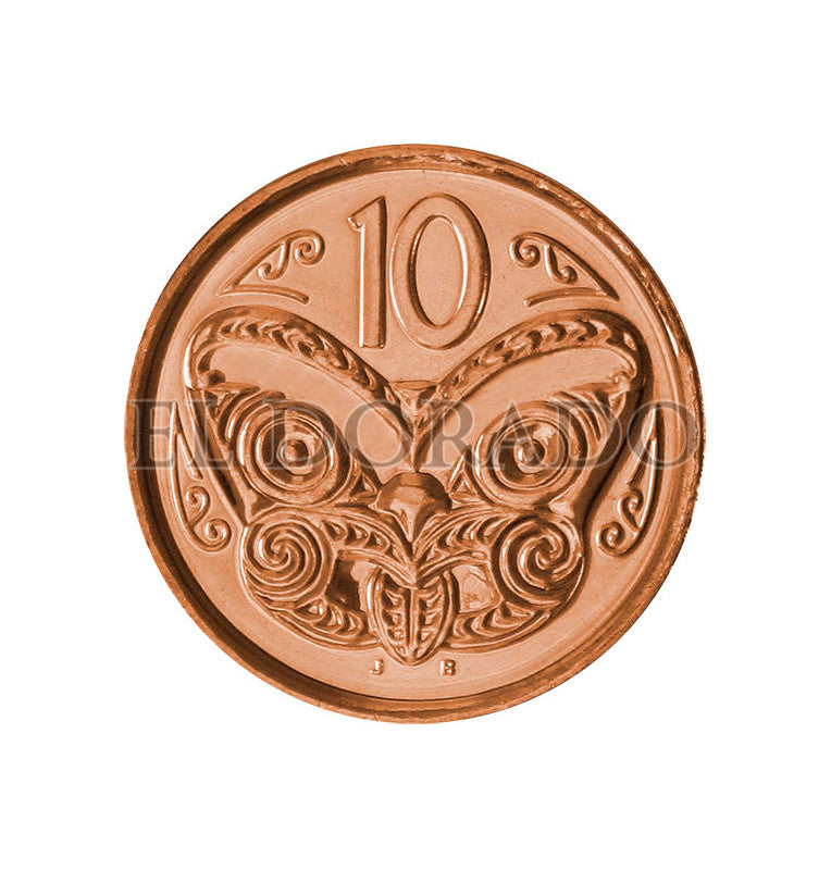 New Zealand 10 Cents 2006-2015 KM 117a