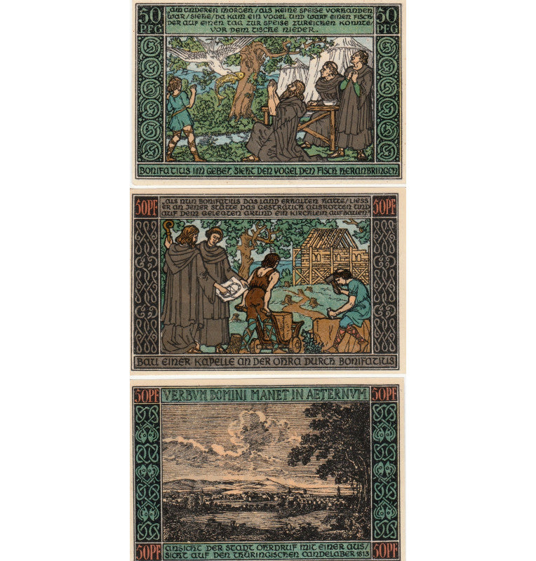 Ohrdruf set de 6 Notgelds