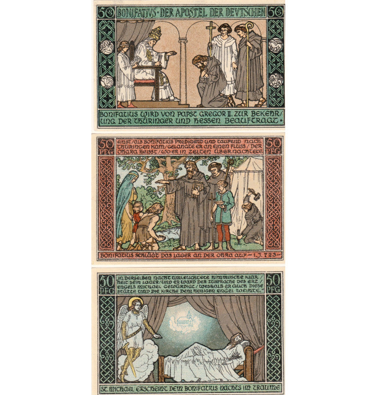 Ohrdruf set de 6 Notgelds