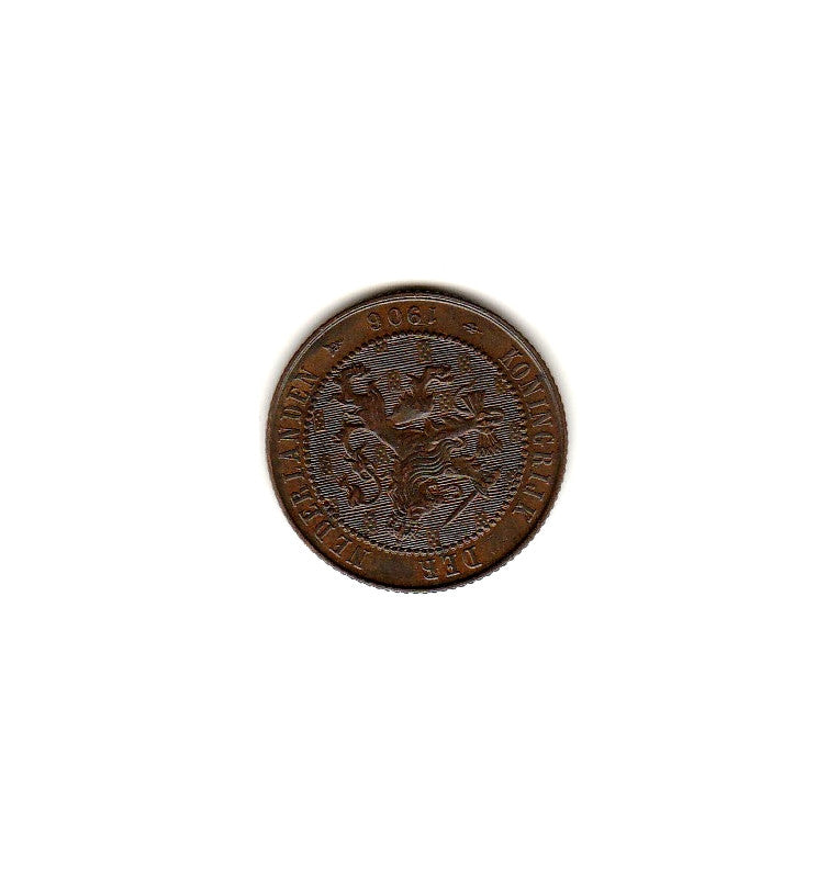 Países Bajos 2 1/2 Cents 1906 Km 134 NO UNC