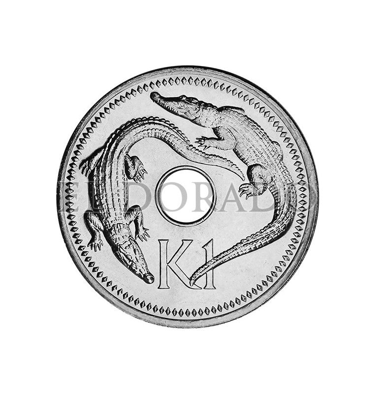 Papua New Guinea 1 Kina Year 2004 KM 6, 6a