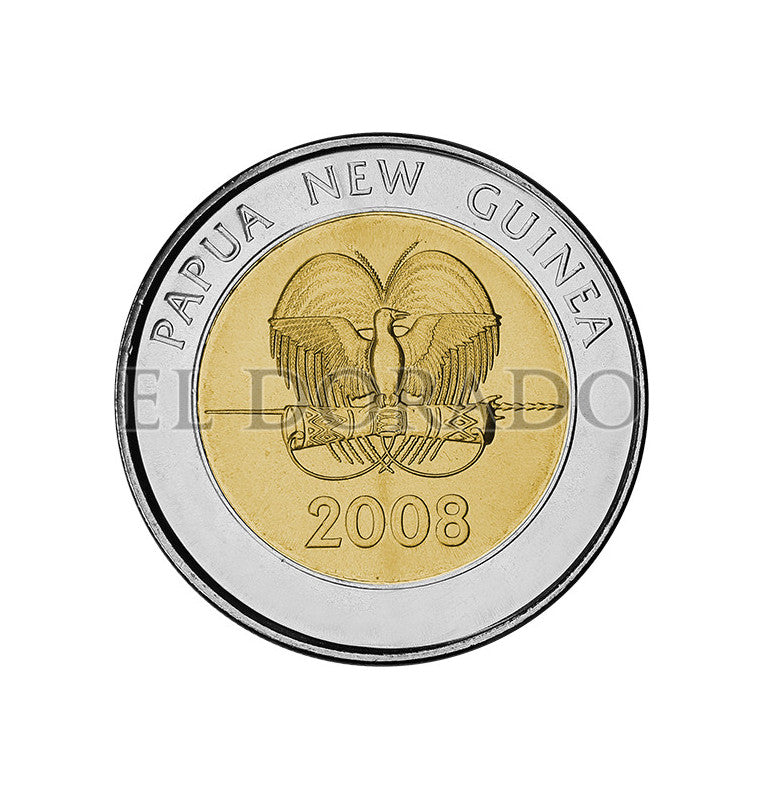 Papua New Guinea 2 Kina Year 2008 KM 51