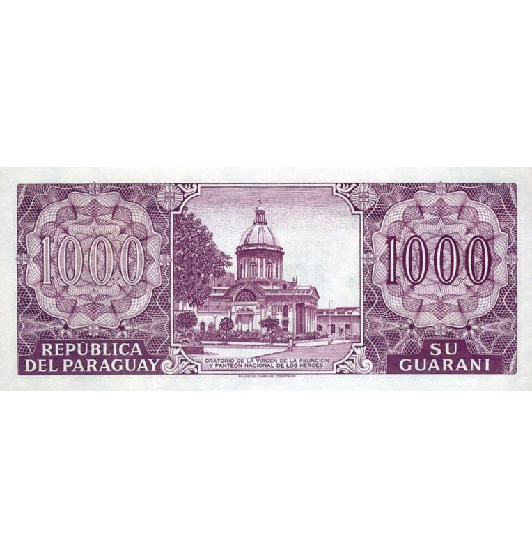 Paraguay 1000 Guaraníes 2002 Pick 221