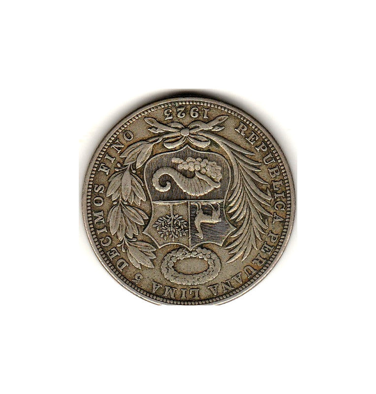 Perú 1 Sol 1923 Km 218.1 (No UNC)