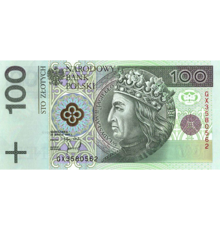 Poland 100 Zlotych 1994 Pick 176a