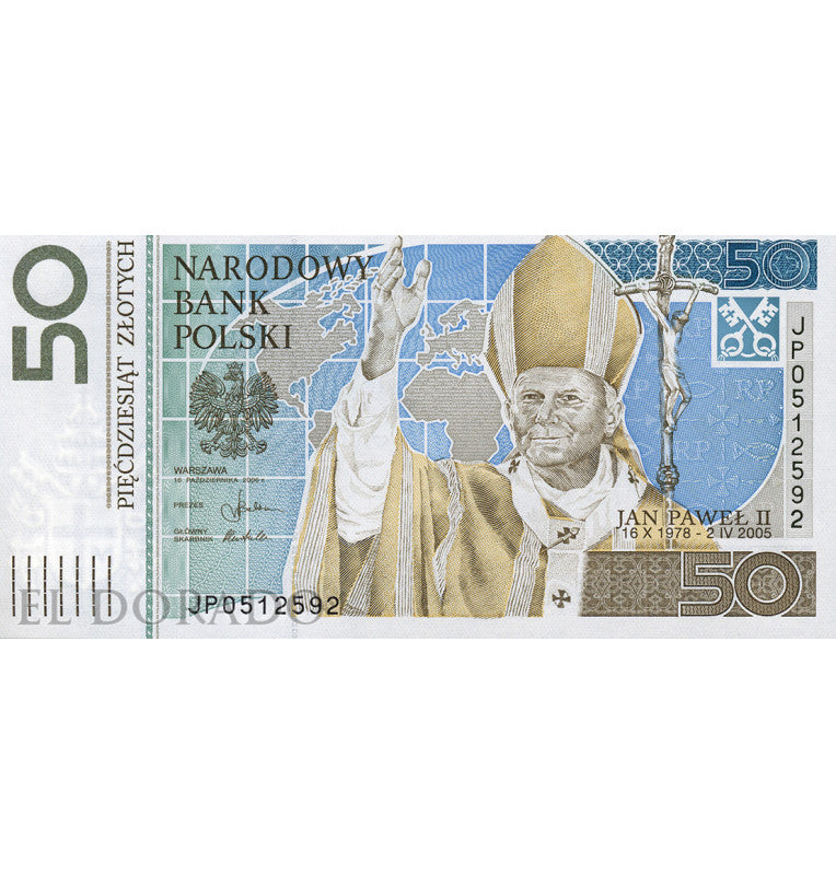 Poland 50 Zlotych Year 2006 Pick 178