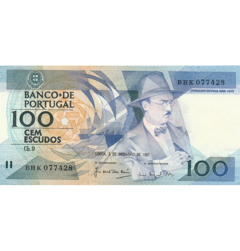 Portugal 100 Escudos 1987 Pick 179b