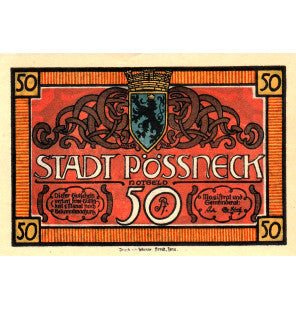 Possneck Set 6 Notgelds