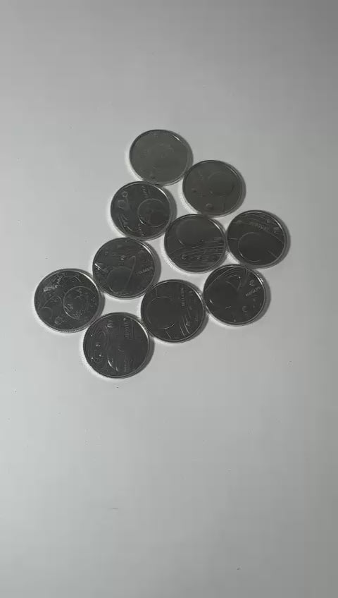 Turkey set of 10 coins (Solar System of planets) 2022 KM New