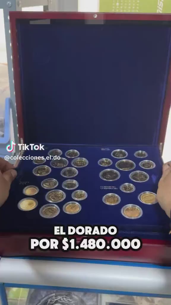 Monedas pre-euro de Finlandia, Alemania, Francia, Bélgica, Italia, Luxemburgo, Grecia, Irlanda, Países Bajos, Portugal, Austria y España.