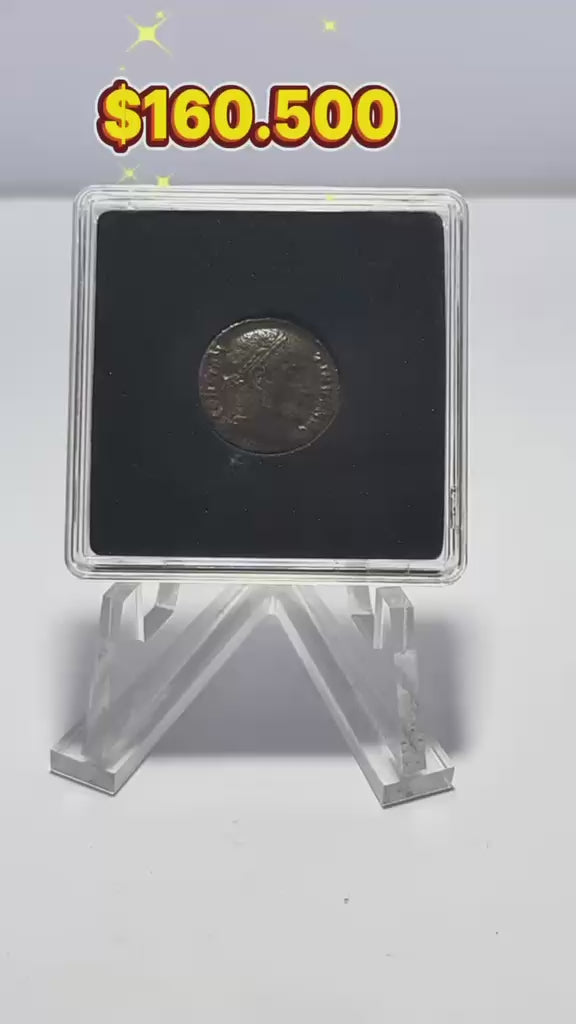 Imperio Romano Primera Navidad - Constantine the Great Folles in Box Año 306-337