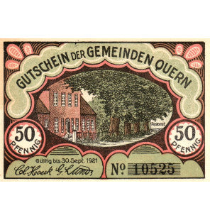 Quern Set 7 Notgelds 1921