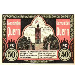 Quern Set 7 Notgelds 1921